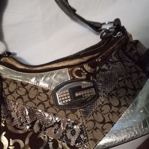 Vintage patchwork Guess shoulder bag